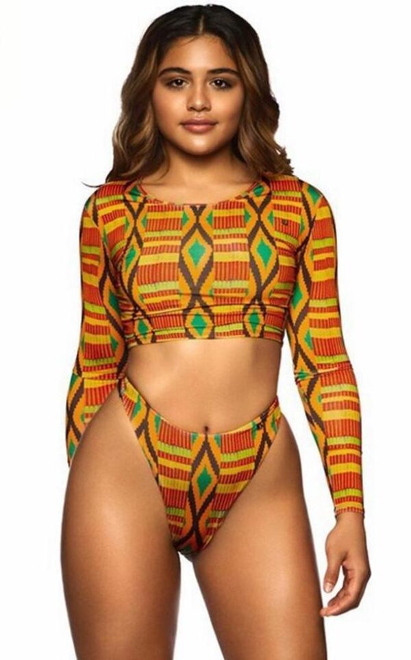 African Print Swimwear