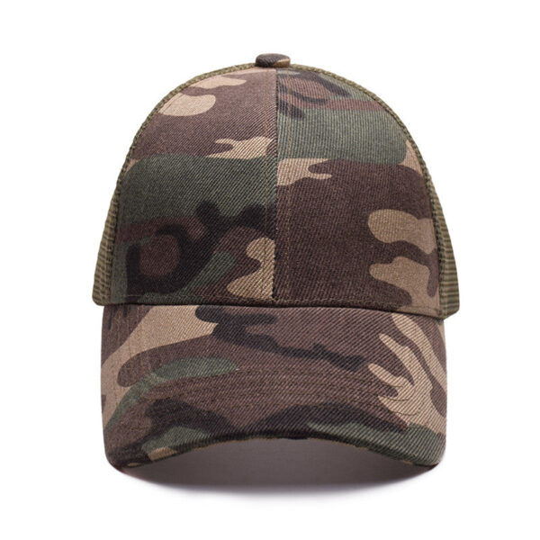 Ponytail Camo Baseball Cap