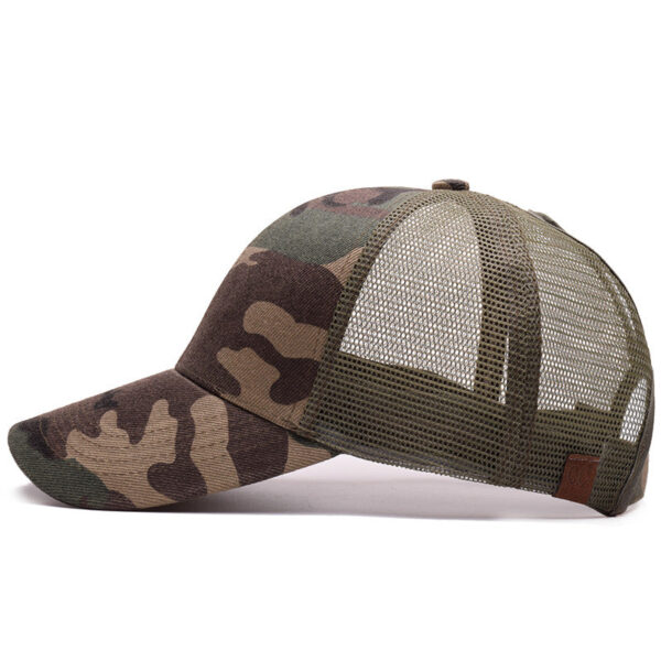 Ponytail Camo Baseball Cap