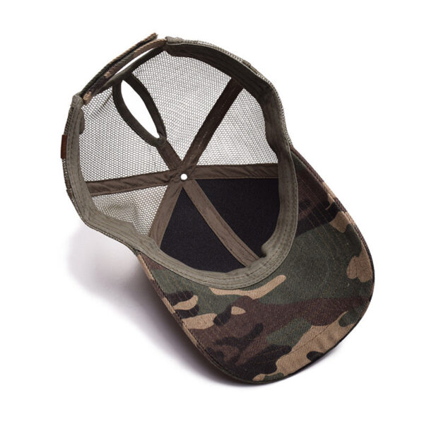 Ponytail Camo Baseball Cap