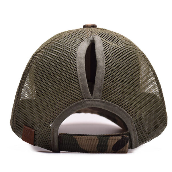 Ponytail Camo Baseball Cap